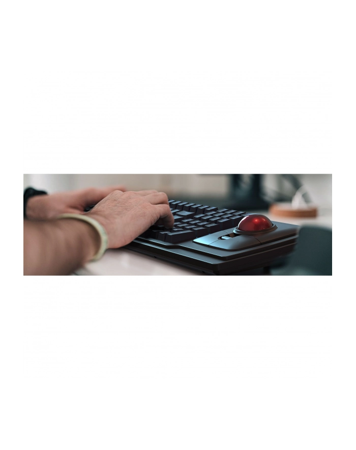 KeySonic KSK-8202ELU-T Full-Size Tastatur mit Trackball główny