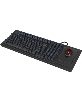 KeySonic KSK-8202ELU-T Full-Size Tastatur mit Trackball