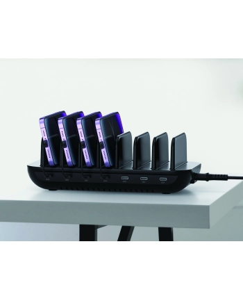 Conceptronic OZUL07B 160W 7-Port Charging Station nr 2
