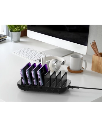 Conceptronic OZUL07B 160W 7-Port Charging Station nr 1