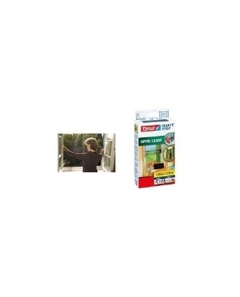 Tesa Fliegengitter open/close 1,3x1,5m czarny Klettband