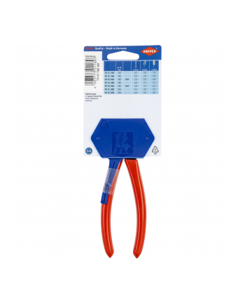 KNIPEX Kraft-Seitenschneider 180 mm, Kunststoff überzogen