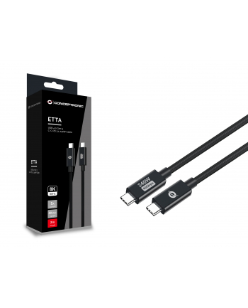 Conceptronic ETTA04B20 USB 4.0 Gen 3 C-C PD 3.1 2M