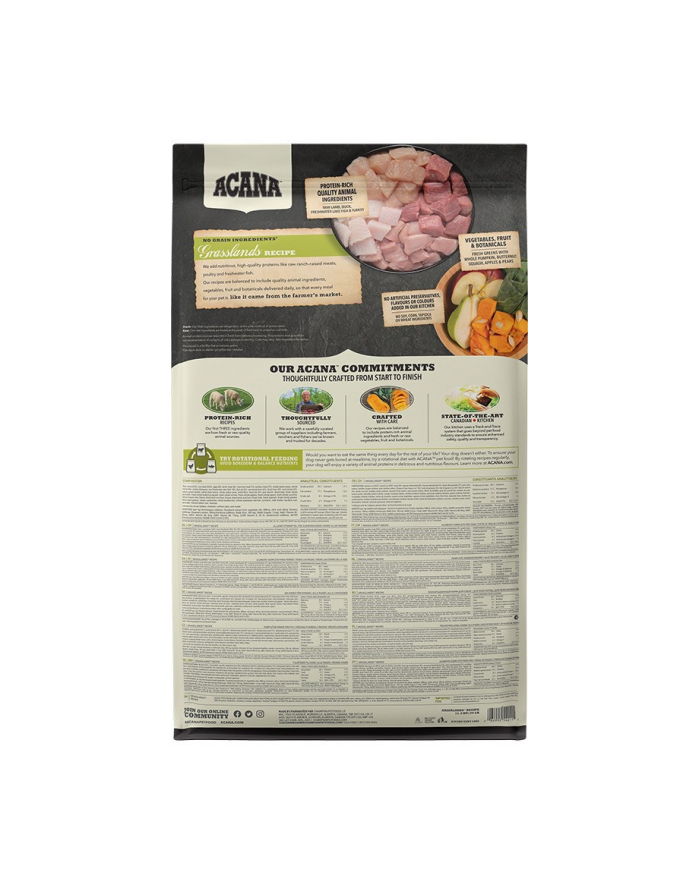 ACANA Highest Pczerwonyein Grasslands Dog - sucha karma dla psa - 11,4 kg główny