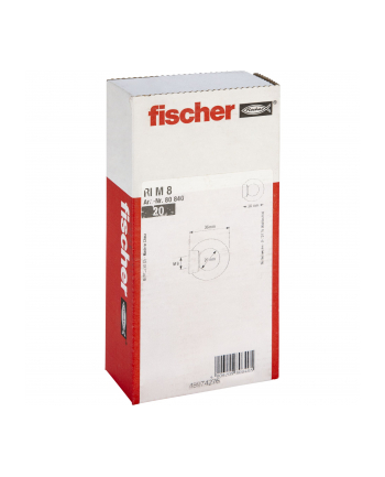 Fischer Ringmutter RI M8 20x