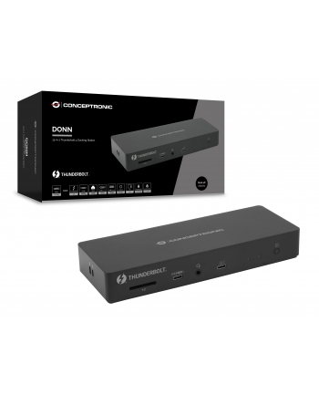 Conceptronic DONN30B 13-in-1 Thunderbolt 4 Docking