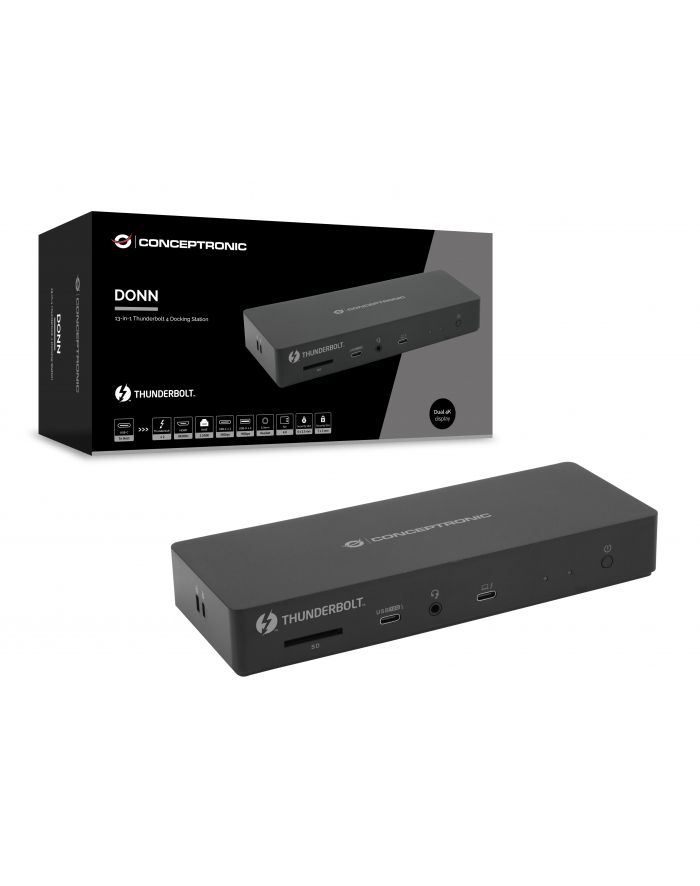 Conceptronic DONN30B 13-in-1 Thunderbolt 4 Docking główny