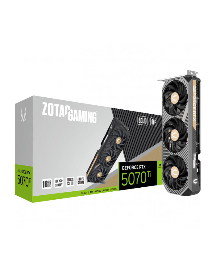 Karta graficzna ZOTAC GAMING GeForce RTX 5070 Ti SOLID SFF 16GB główny