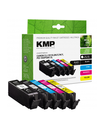 KMP Multipack kompatibel mit Canon PGI-550/CLI-551 XL