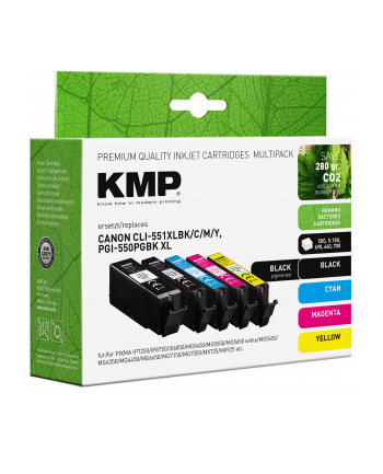 KMP Multipack kompatibel mit Canon PGI-550/CLI-551 XL