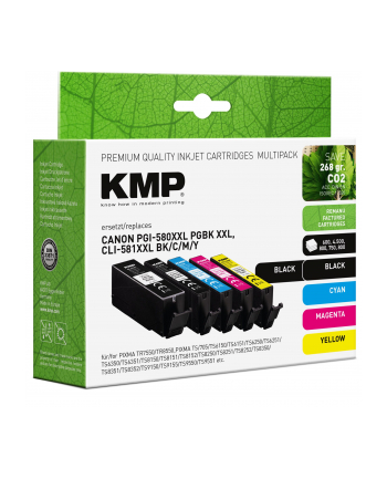 KMP Multipack kompatibel mit Canon PGI-580/CLI-581 BKCMY XXL nr 2