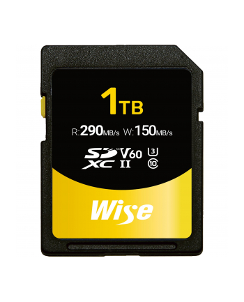 Wise SDXC UHS-II V60         1TB R:290MBs / W:150MBs  WI-SD-S1024