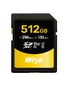 Wise SDXC UHS-II V60       512GB R:290MBs / W:150MBs   WI-SD-S512 - nr 1