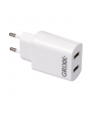 10x1 Grixx Power Adapter 220V Dual USB A White - nr 2