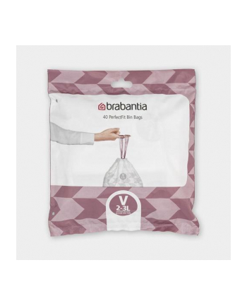 Brabantia PerfectFit Müllbeutel NewIcon, Codierung V (3 Liter) nr 1