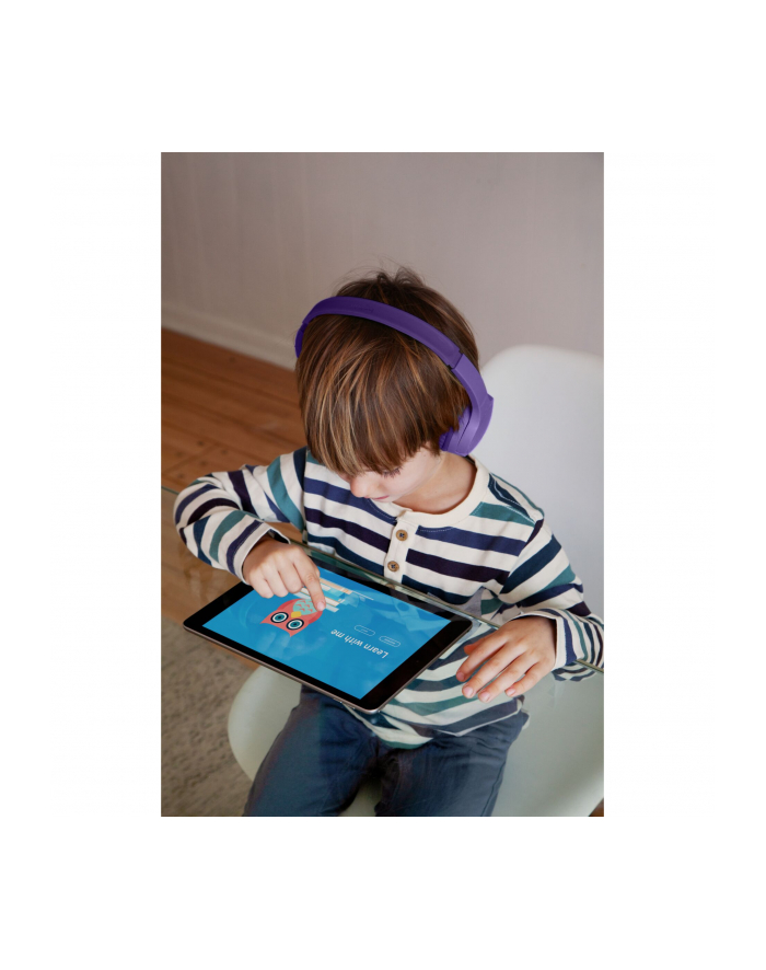 Belkin Soundform Mini BT On-Ear Kinderk. USB-C lila AUD002hqPUV3 główny