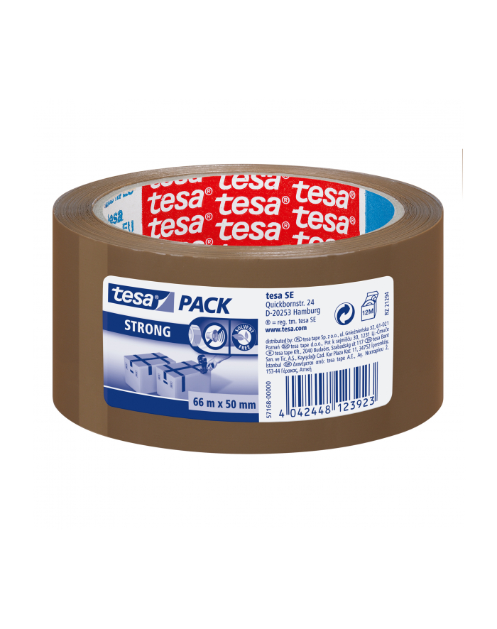 Tesa Packband strong 66m x 50mm braun 57168 główny