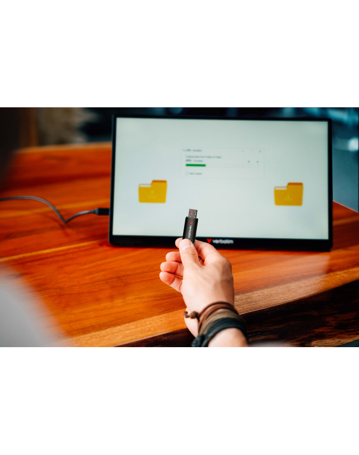 Verbatim V200 Metal USB 3.2 64GB Aluminium,  r/w 80/200MBs  30211 główny