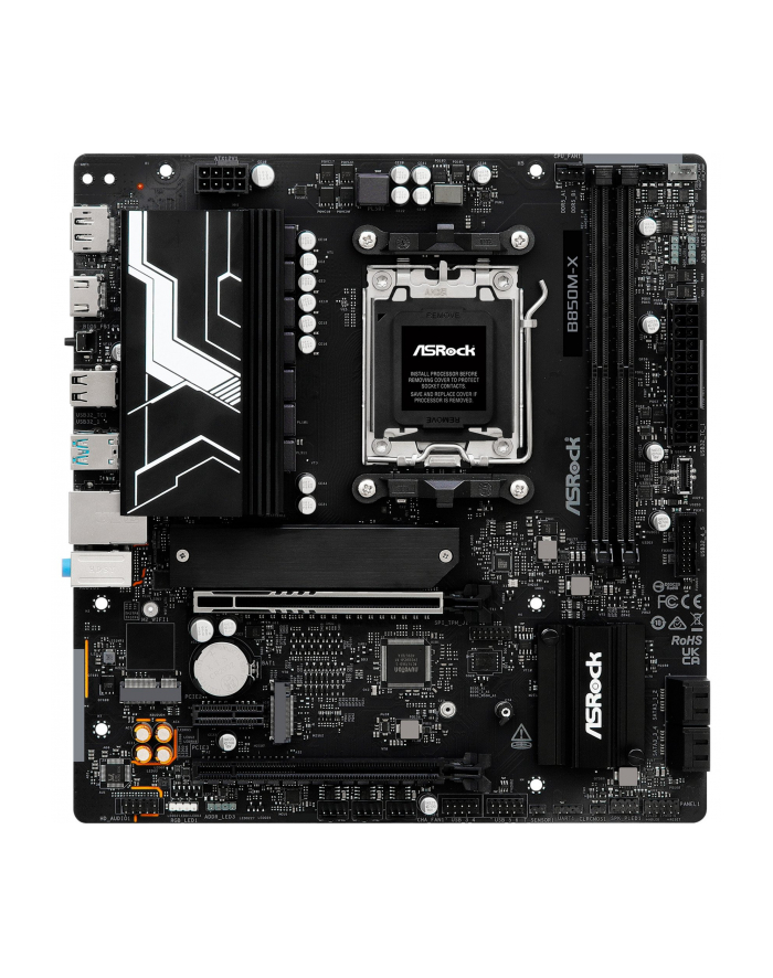 asrock Płyta główna B850M-X R2.0 AM5 2DDR5 M.2 USBC mATX główny