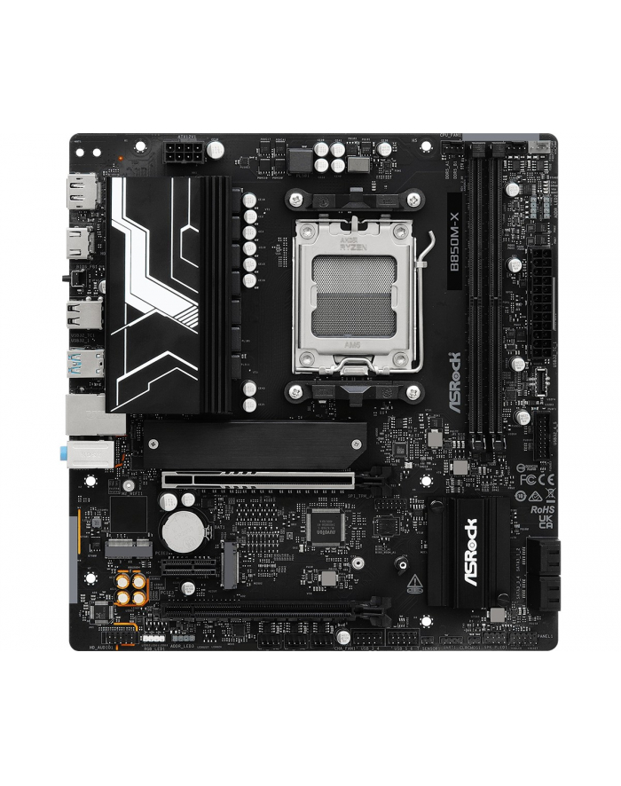 asrock Płyta główna B850M-X R2.0 AM5 2DDR5 M.2 USBC mATX główny
