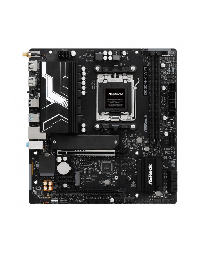 asrock Płyta główna B850M-X WIFI R2.0 AM5 2DDR5 M.2 USBC mATX główny