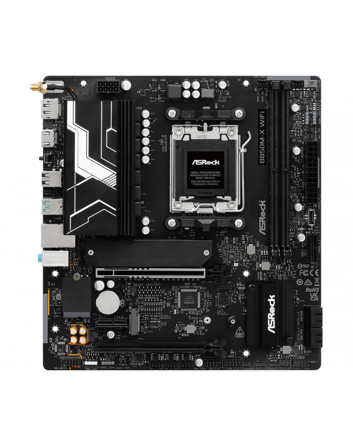 asrock Płyta główna B850M-X WIFI R2.0 AM5 2DDR5 M.2 USBC mATX główny
