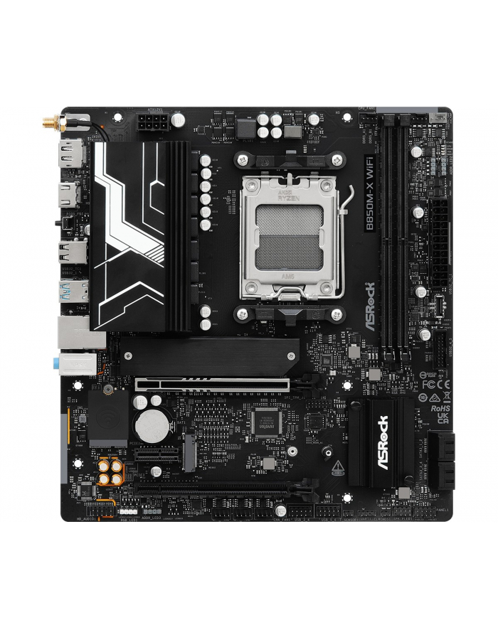 asrock Płyta główna B850M-X WIFI R2.0 AM5 2DDR5 M.2 USBC mATX główny