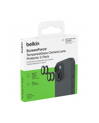 1x2 Belkin Kameralinsenschutz TempGlass iPhone 15/15 Plus