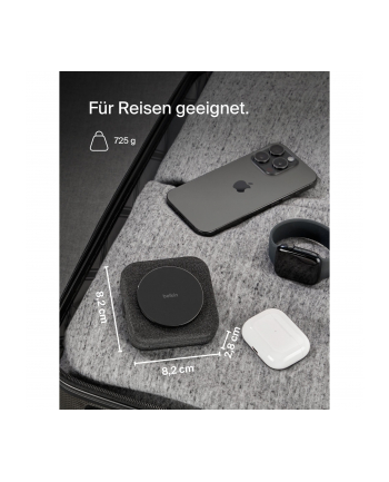 Belkin BOOST PRO 2-in-1 Qi2 15W mag.Lades.f.unterwegs WIZ026vfBK