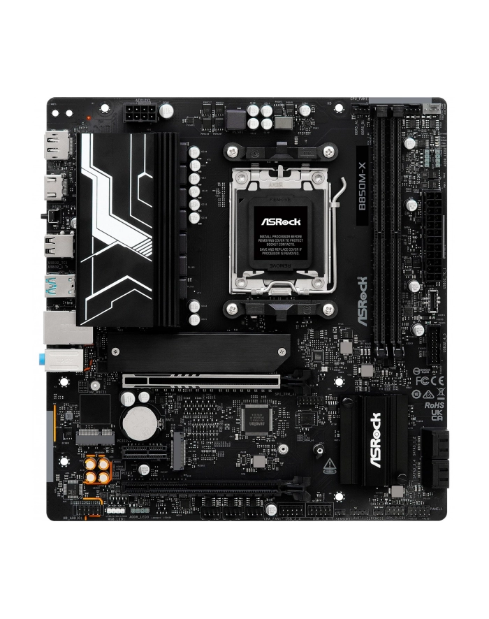 asrock Płyta główna B850M-X R2.0 AM5 2DDR5 M.2 USBC mATX główny