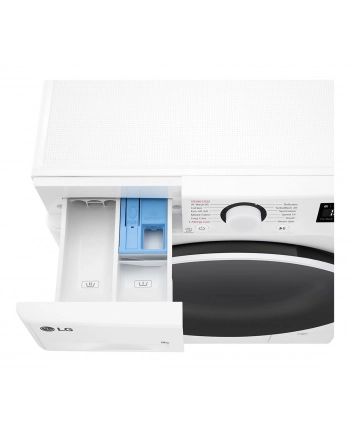 Pralka LG F2WR508S0W, klasa A, Ładowność 8 kg, Głębokość 475 cm, 1200 RPM, Biała nr 2