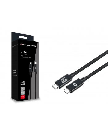 Conceptronic ETTA04B12 USB 4.0 Gen 3 C-C PD 3.1 1.2M