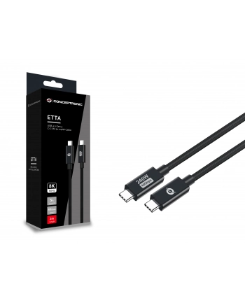 Conceptronic ETTA04B20 USB 4.0 Gen 3 C-C PD 3.1 2M