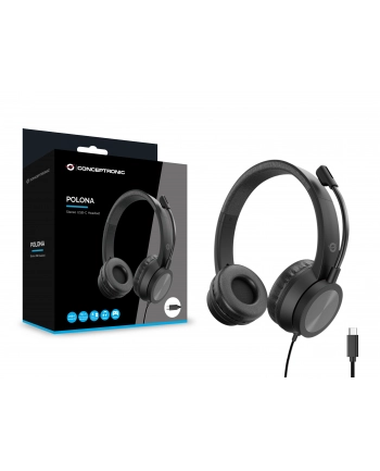 Conceptronic POLONA05BC Stereo USB-C Headset nr 1