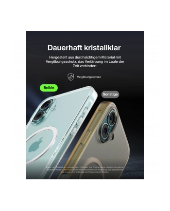 Belkin ScreenForce magn.Schutzh. iPhone 16 Plus transp.MSA026hqCL