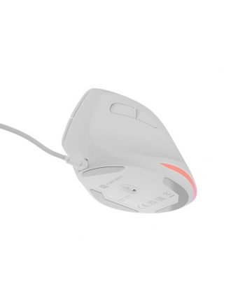 natec Mysz wertykalna CRAKE 2 PRO 128000DPI optyczna biała