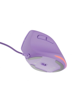 natec Mysz wertykalna CRAKE 2 PRO 128000DPI optyczna lawendowa