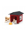 Schleich 42722 Zestaw Buda dla psa z psami rasy Golden Retriever Farm World - nr 1
