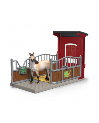 Schleich 42724 Zestaw Boks dla kucyka z klaczą Mustanga Farm World nr 1