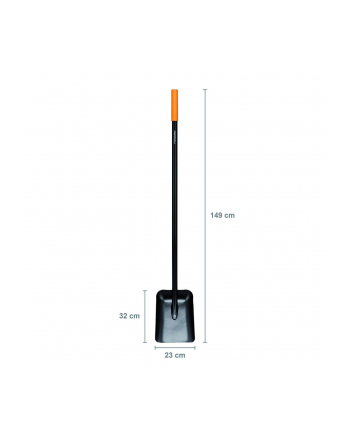 fiskars Szufla metalowa Solid z raczką w kształcie litery I 1066720