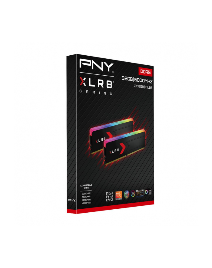 pny Pamięć DDR5 XLR8 RGB 64GB (2x32GB) 6000 C30 główny