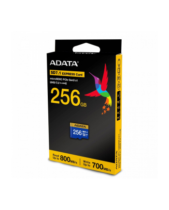adata Karta pamięci microSDXC 256GB SD7.1 Express serii Premier Extreme 800/600 MB/s