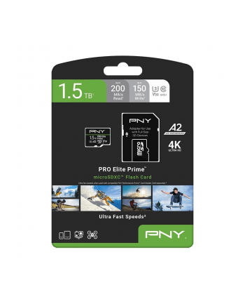 pny Karta pamięci microSDXC Elite Prime 1.5TB + adapter SD
