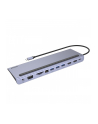 unitek HUB USB-C 11w1 USB-C, RJ45, PD 100W, 2x HDMI, VGA, SD, D1022B - nr 1