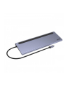 unitek HUB USB-C 11w1 USB-C, RJ45, PD 100W, 2x HDMI, VGA, SD, D1022B - nr 2