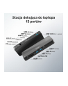 unitek Stacja dokująca 12w1 USB-C, HDMI 2.1, USB 4, PD 100W, D1079A - nr 5