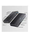 unitek Stacja dokująca 13w1 USB-C, HDMI 2.1,DP 2.0,RJ45,10GBPs,D1104A01 - nr 8
