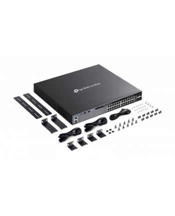 tp-link Przełącznik zarządzalny SG6428X Omada 24-Port Gigabit Stackable L3 Managed      Switch with 4 10GE SFP+ Slots