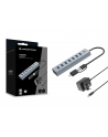 Conceptronic USB 3.2 Gen 1 (3.1 Gen 1) Type-A 5000 Mbit/s Szary (HUBBIES21GP) - nr 4