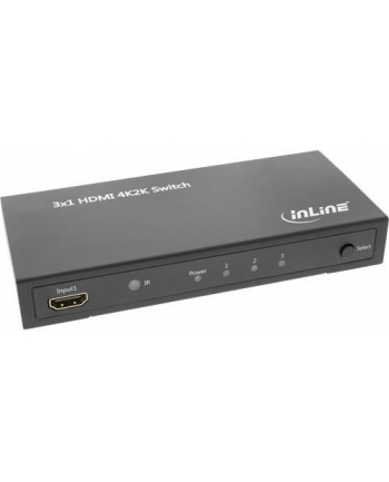 Inline 65014 Przełącznik Hdmi 3 Wejścia Na 1 Wyjście 4K2K 3D Hd Audio nr 1